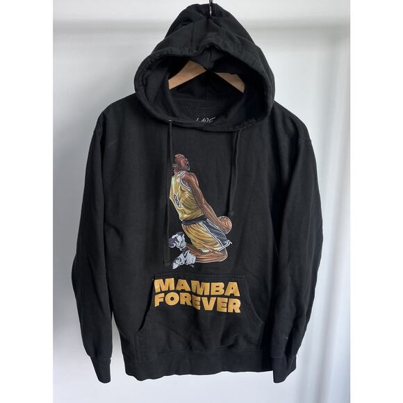 KOBE BRYANT MAMBA Forever Lakers  Tribute Pullover Hoodie Sweatshirt Mens Small - Picture 1 of 6
